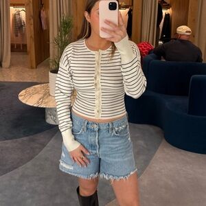 Agolde Parker long Jean short